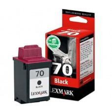 Lexmark 70 OEM Black Ink Cartridge (12A1970) 
