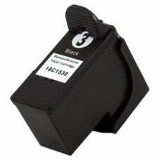 Lexmark 3 Remanufactured Black Ink Cartridge (18C1530)