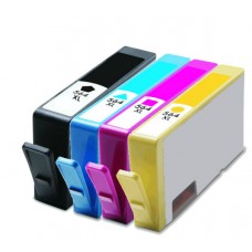 HP 564XL Remanufactured Ink Cartridge High Yield Combo Pack (BK/C/M/Y) With Chip