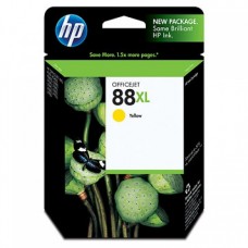 HP 88XL OEM Yellow Ink Cartridge High Yield (C9393AN) 