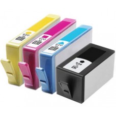 HP 920XL Remanufactured Ink Cartridge High Yield Combo Pack (BK/C/M/Y) With Chip