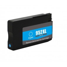 HP952XL Remanufactured Cyan Ink Cartridge High Yield (F6U19AN) 