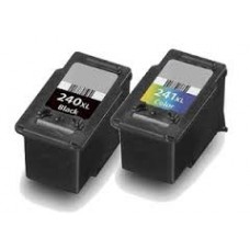 Canon PG-240XL CL-241 Remanufactured Ink Cartridge High Yield Combo