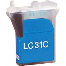 Brother LC31C Compatible Cyan Ink Cartridge
