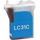 Brother LC31C Compatible Cyan Ink Cartri...