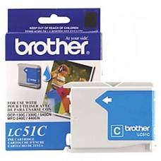 Brother LC51C OEM Cyan Ink Cartridge