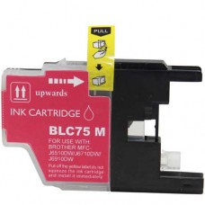 Brother LC75M Compatible Magenta Ink Cartridge High Yield, Compatible for LC71M