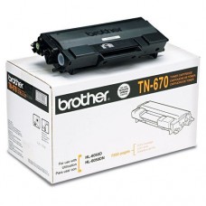 Brother TN-670BK OEM Black Toner Cartridge