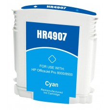 HP 940XL Remanufactured Cyan Ink Cartridge (C4907AN/C4903AN) With Chip