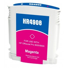 HP 940XL Remanufactured Magenta Ink Cartridge (C4908AN/C4904) With Chip