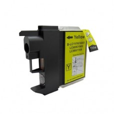 Brother LC65Y Compatible Yellow Ink Cartridge (High Yield)