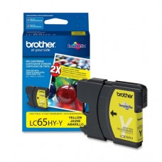 Brother LC65Y OEM Yellow Ink Cartridge 