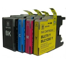 Brother LC79 Compatible Ink Cartridge Combo Pack (BK/C/M/Y) Extra High Yield
