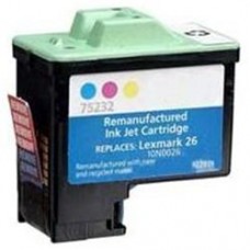 Lexmark 26 Remanufactured Color Ink Cartridge (10N0026)