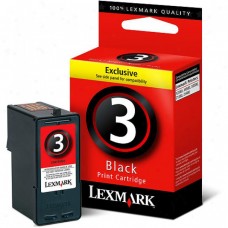 Lexmark 3 OEM Black Ink Cartridge (18C1530)