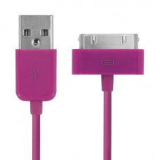 Sync and Charge USB Cable-Purple 