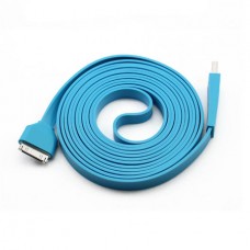 Anti-tangle 3M USB Sync Charge Cable-Blue 