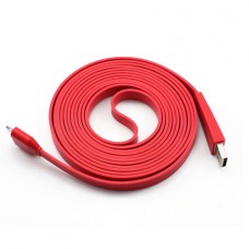 Anti-tangle 3M USB Sync Charge Cable-Red 