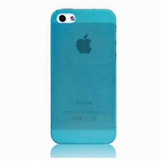 iPhone 5 SeeThru Matte Case-Blue 