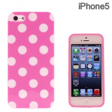 Polka Dot iPhone 5 Case-Rose 
