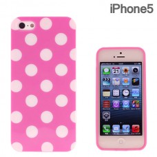 Polka Dot iPhone 5 Case-Rose 