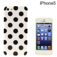 Polka Dot iPhone 5 Case-White 