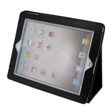 Lichi Leather Case for iPad 2/3/4-Black 