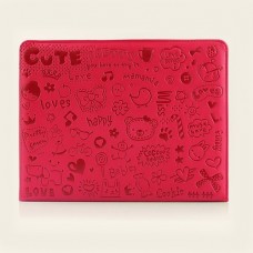 Cute Pretty Case for NewiPad/iPad2-Red 