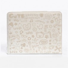 Cute Pretty Case for NewiPad/iPad2-White 