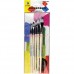 Round Headed Nylon Acrylic Painting Brush