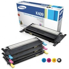 Samsung CLT-409S OEM Toner Cartridge Combo (BK/C/M/Y)