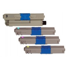 Okidata 44469801/44469701/44469702/44469703 New Compatible Toner Cartridge Combo Set