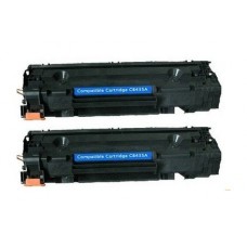 HP CB435A Compatible Black Toner Cartridge 2 Packs