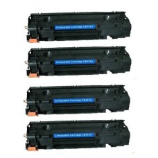HP CB435A Compatible Black Toner Cartridge 4 Packs