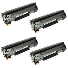 HP 36A CB436A Compatible Black Toner Cartridge 4 Packs