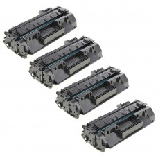 HP CE505A Compatible Black Toner Cartridge 4 Packs