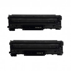 Canon 128 Compatible Black Toner Cartridge (3500B001) 2 Packs