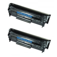 HP 12A Q2612A Compatible Black Toner Cartridge 2 Packs 