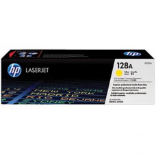 HP 128A OEM Yellow Toner Cartridge (CE322A)