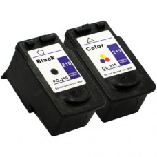 Canon PG-210/CL211 Remanufactured Ink Cartridge Combo Pack